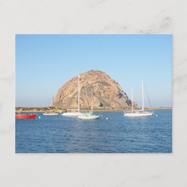 Cartão Postal Morro Rock, Califórnia (Frente)