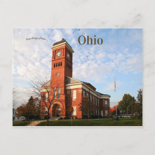 Cartão Postal Morrow County Courthouse Ohio