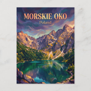 Cartão Postal Morskie Oko Polônia