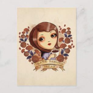 Cartão Postal Morte antes do Decaf