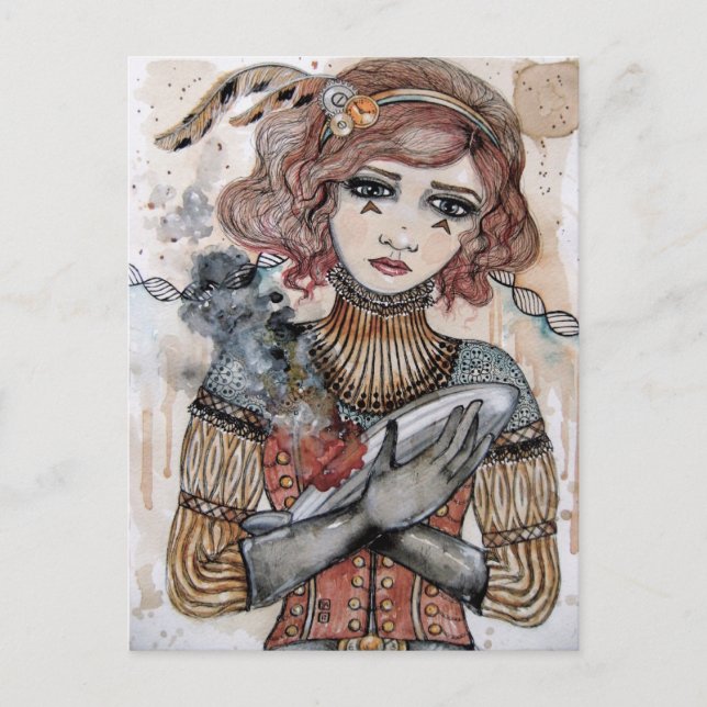 Cartão Postal Morte de um Zepelim (Frente)