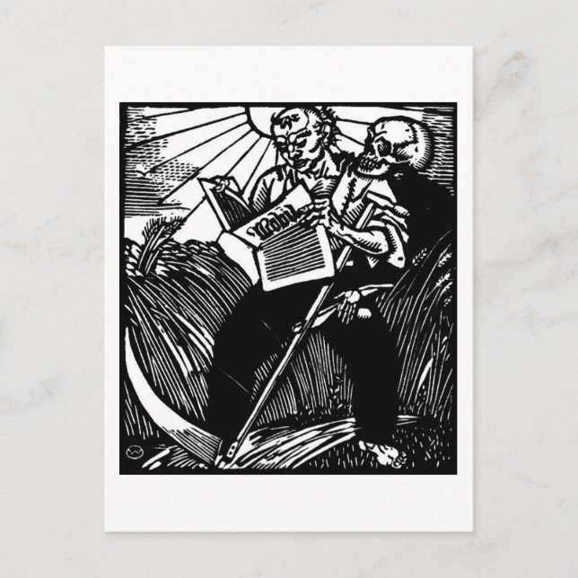 Cartão Postal Morte e Cartaz do Farmer (Frente)