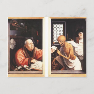 Cartão Postal Morte e Miser de Jan Provoost