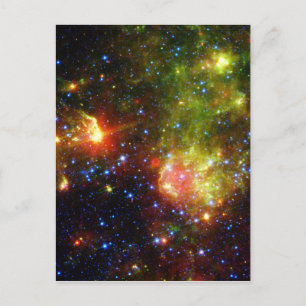 Cartão Postal Morte empoeirada de estrela massiva NASA