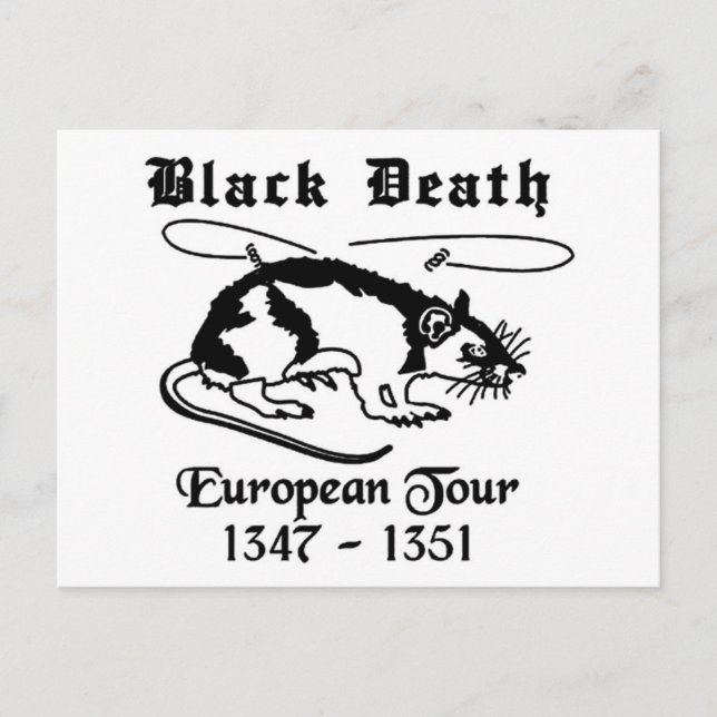 Cartão Postal Morte Negra (Frente)