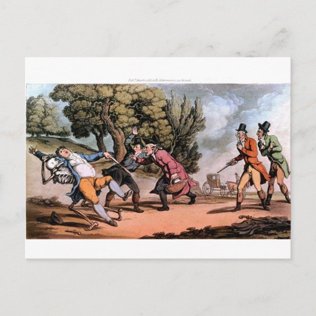 Cartão Postal Morte no cartão-postal Duel (Frente)