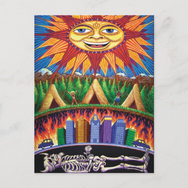 Cartão Postal Morte no Renascimento  (Frente)