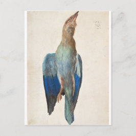 Cartão Postal Morto de cilindro azul por Albrecht Durer