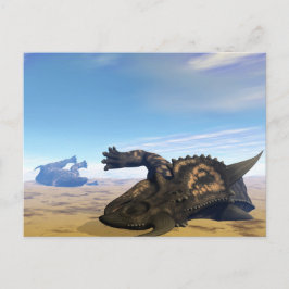 Cartão Postal Morto de dinossauros Einiossauro