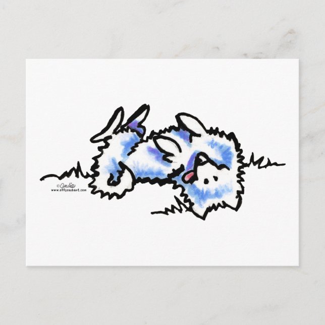 Cartão Postal Morto de Jogo Eskimo Americano (Frente)