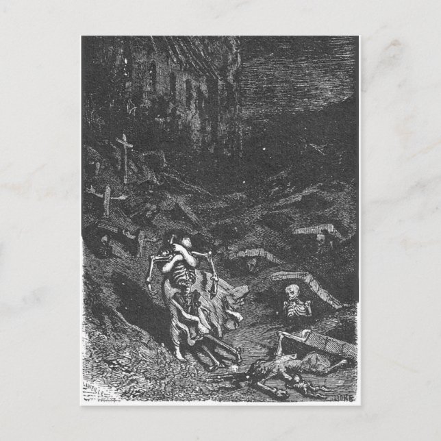 Cartão postal Morto graveyard (Frente)