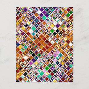 Cartão Postal Mosaico Criado