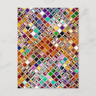 Cartão Postal Mosaico Criado