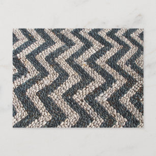 Cartão Postal Mosaico de seixos preto e branco na GRÉCIA