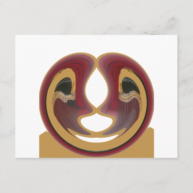 Cartão Postal Mosaico Maasai: Uma Celebração de na Cultura Vibra (Frente)