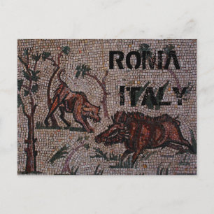 Cartão Postal Mosaico romano