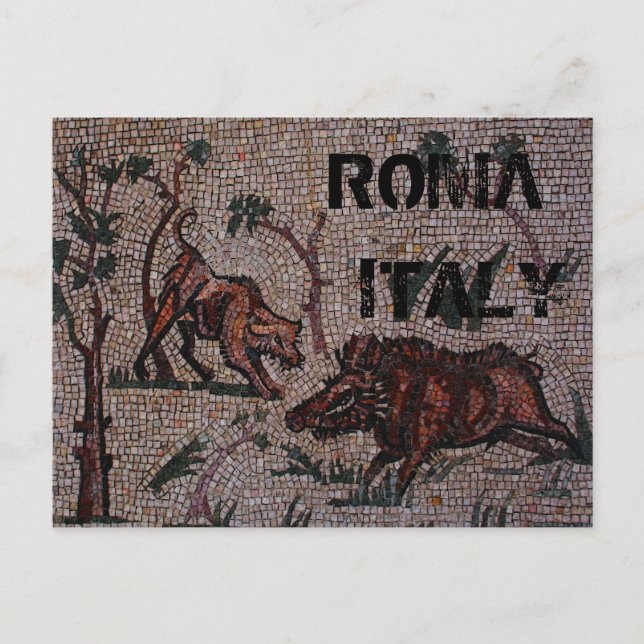 Cartão Postal Mosaico romano (Frente)