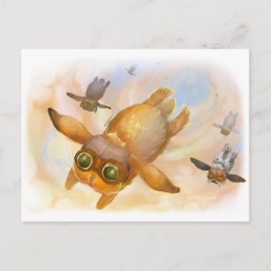 Cartão Postal Mosca-mosca