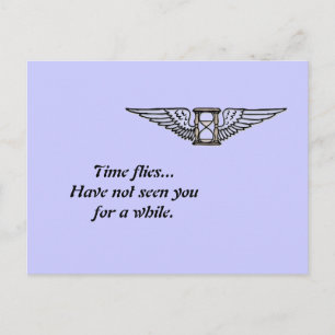 Cartão Postal Moscas de Tempo