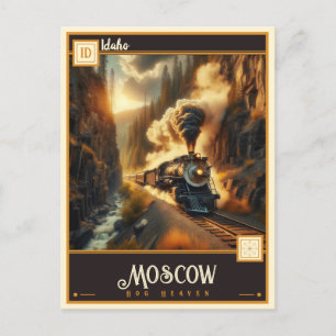 Cartão Postal Moscou, Idaho   Vintage