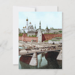 Cartão Postal Moscou, Império Russo (c. 1900)