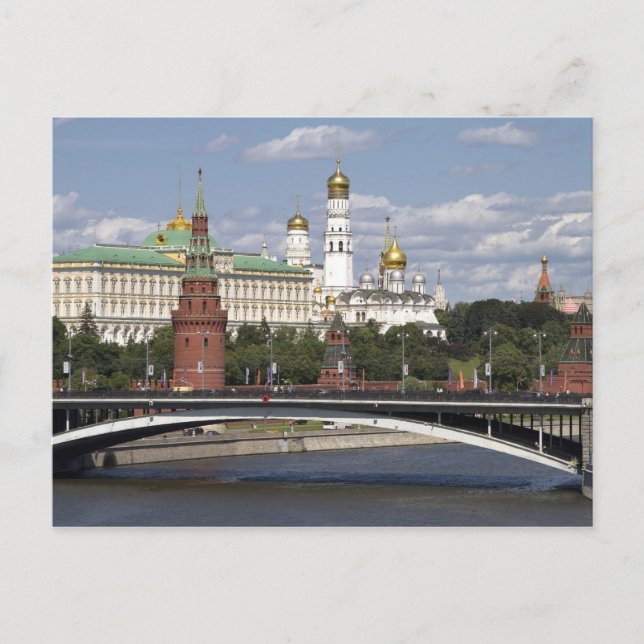 Cartão Postal Moscou. Kremlin (Frente)