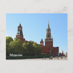 Cartão Postal Moscou Kremlin