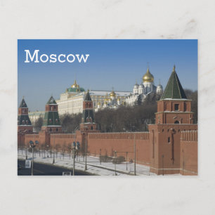 Cartão Postal Moscou Kremlin