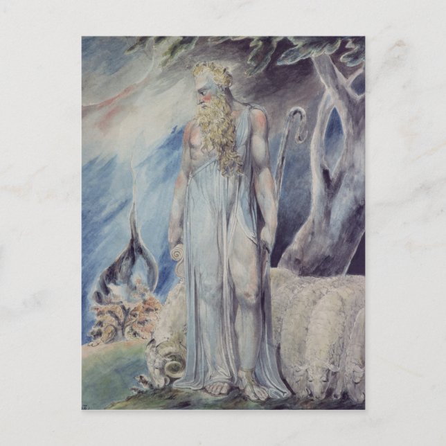 Cartão Postal Moses e Bush ardente (Frente)