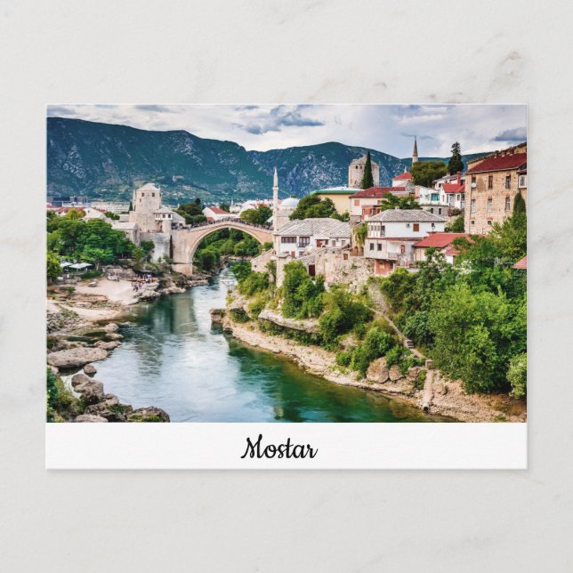 Cartão Postal Mostar (Frente)
