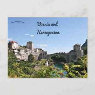 Cartão Postal Mostar Bósnia e Herzegovina
