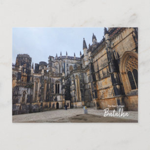 Cartão Postal Mosteiro da Batalha Gótica Portugal