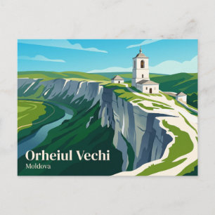Cartão Postal Mosteiro da Caverna Moldova