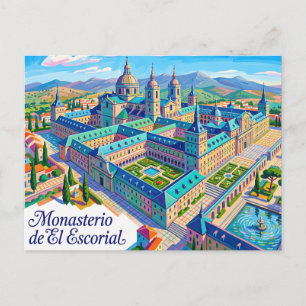 Cartão Postal Mosteiro de El Escorial Espanha