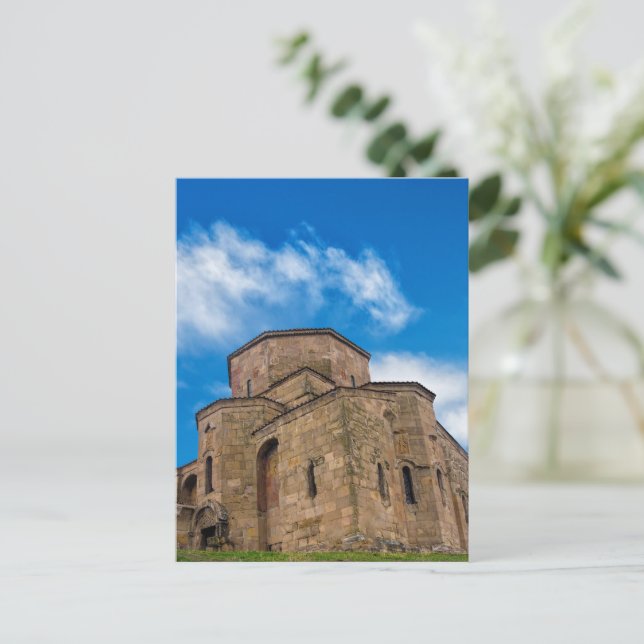 Cartão Postal Mosteiro de Jvar Georgia (Em pé/Frente)