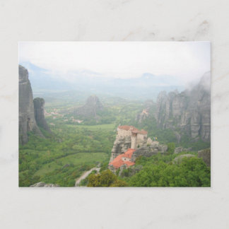 Cartão Postal Mosteiro de Meteora, Grécia