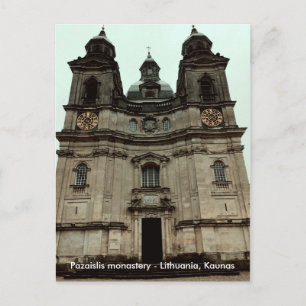 Cartão Postal Mosteiro de Pazaislis  
