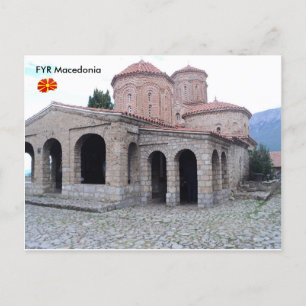 Cartão Postal Mosteiro de Ruas, Naum, FYR Macedônia.