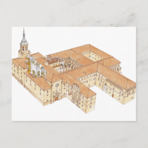 Cartão Postal Mosteiro de San Millan de la Cogolla. La Rioja