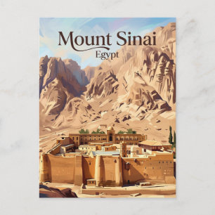 Cartão Postal Mosteiro de Santa Catarina Egito