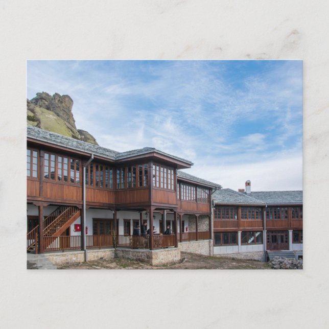 Cartão Postal Mosteiro de Treskavec, Prilep, Macedônia (Frente)