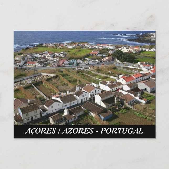 Cartão Postal Mosteiros - Açores (Frente)