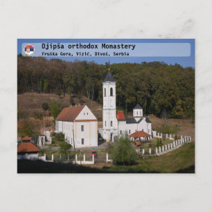 Cartão Postal MOSTEIROS SÉRVIOS - Mosteiro ortodoxo Djipša