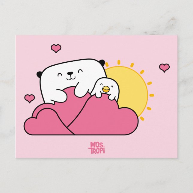 Cartão Postal Mostropi│Opi y Kipi Valentín (Frente)