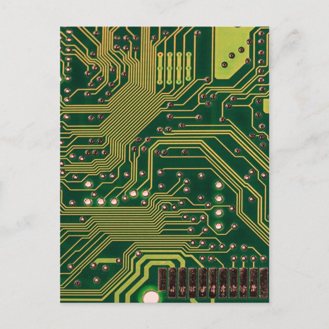 Cartão Postal Motherboard para computador engraçado (Frente)