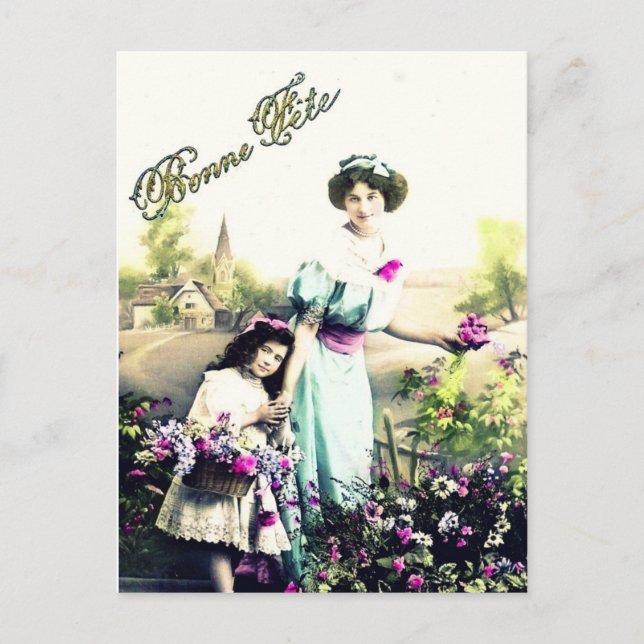 Cartão Postal Motherly Love (Frente)