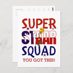 Cartão Postal Motivação de Professores no Dia de Teste de Staar 