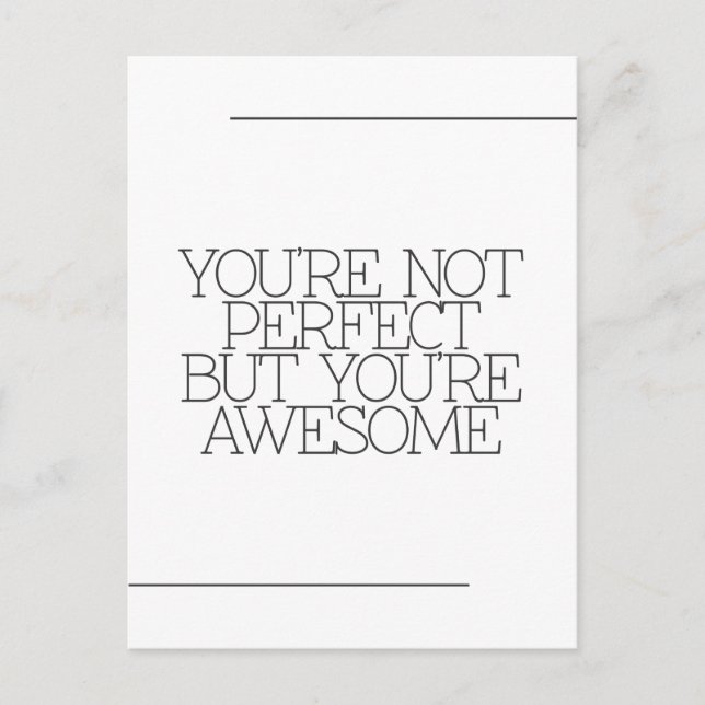 Cartão Postal Motivação, inspiração, palavras da sabedoria. (Frente)