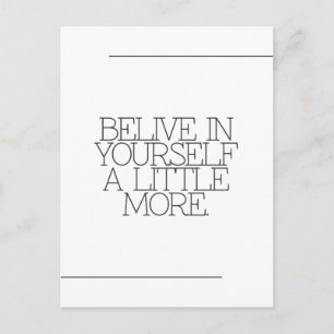 Cartão Postal Motivação, inspiração, palavras de sabedoria. cita