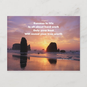 Cartão Postal Motivação para o sucesso